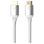 Oehlbach D1C92497 HDMI cable 8K UHD white gold plated 5m