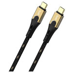 Oehlbach D1C9532 USB cable USB 3.2 Gen 2 USB-C to USB-C 2m Black/gold