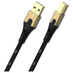 Oehlbach D1C9545 USB 2.0 cable USB-A to B Black gold 7.50 m