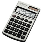 Olympia 941901000 Lcd 1110 Pocket Calculator Silver 10 Digits Solar Battery