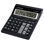 Olympia 941911006 Lcd 612 Sd Desk Calculator Black 12 Digit Battery-Powered
