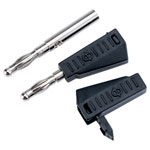 TruConnect 170556 Stackable 4mm Plug Black
