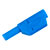 TruConnect 170577 4mm Shrouded Stackable Test Plug Blue