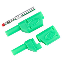 TruConnect 170578 4mm Shrouded Stackable Test Plug Green