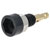 TruConnect 170586 2mm Insulated Test Socket Gold Plated Black