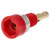 TruConnect 170587 2mm Insulated Test Socket Gold Plated Red