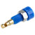 TruConnect 170588 2mm Insulated Test Socket Gold Plated Blue