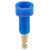 TruConnect 170588 2mm Insulated Test Socket Gold Plated Blue