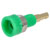 TruConnect 170589 2mm Insulated Test Socket Gold Plated Green