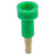 TruConnect 170589 2mm Insulated Test Socket Gold Plated Green