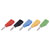 TruComponents 170668 R Banana Plug, straight 4 mm Red