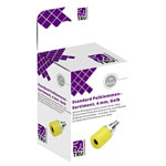 TruComponents 170689 Jack plug set,vertical Yellow 10 pc(s)