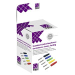 TruComponents 170695 Jack plug set Connector, straight Bla/R/Blu/Y/Grn 10 Parts