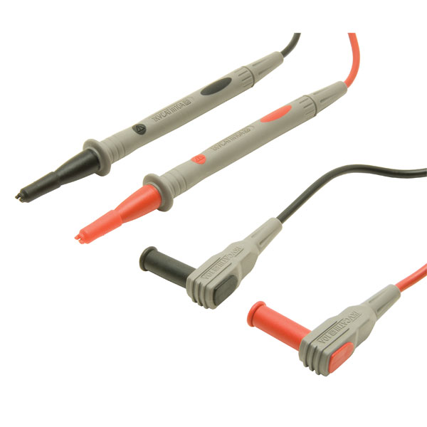 Comfort Grip Test Lead Set with Cage Sprung Probes Catiii 1000v/10a ...