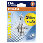 OSRAM 4062172395748 Ultra Life Halogen bulb H4 55/60 W 12 V Vehicle Lighting