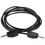 PJP 214-100-N 2mm Quality Test Lead 1000mm Black