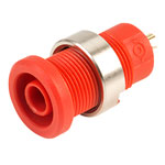 PJP 3275-I-R/AuNi Red Shrouded Socket (solder)