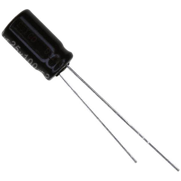 Panasonic EEU EB1E101S Electrolytic Capacitor Radial Lead 100 F 25V 6 