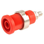 PJP 3265-I-R Red Shrouded Socket (stud)