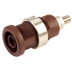 PJP 3265-I-Bn Brown Shrouded Socket (stud)