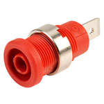 PJP 3266-C-R Red Shrouded Socket(6.3mm Faston)