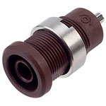 PJP 3270-C-Bn Brown 4mm Safety Socket 3270 Series