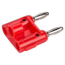 Mueller BU-00247-2 Red Dual Banana Plug 4mm