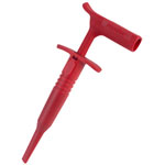 Mueller BU-20431-2 Red Right Angle Insulated Plunger Hook Clip