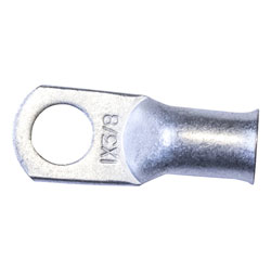 Mueller BU-L00-375TIN Tin Plated Uninsulated Ring Terminal 9.525mm Stud 2/0AWG