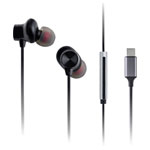 Panasonic RP-TCM225DEK in-ear headphones corded black compact design