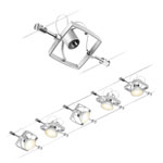 Paulmann 94430 Cable kit Spotlight Kits Chrome matt Wire System GU5.3