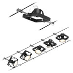 Paulmann 94434 Cable kit complete GU5.3 Black matt Chrome for Spotlights