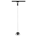 Paulmann 96808 URail Spotlight Black matt Chrome Built-in LED 6W High voltage