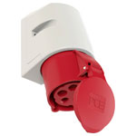 PC Electric 125-6 CEE wall socket 32A 5-pin 230-346V single unit