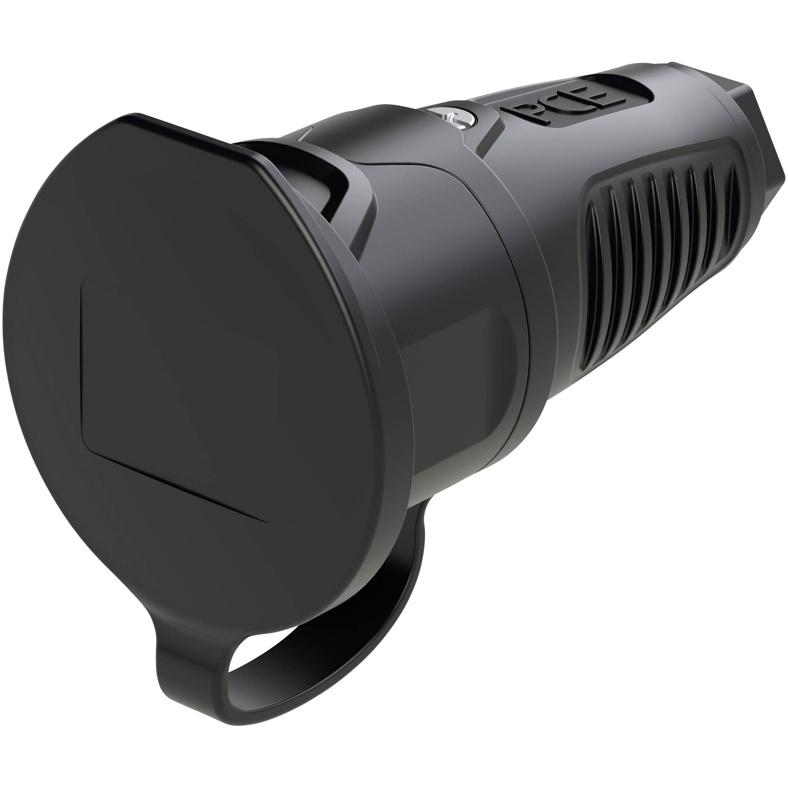 PC Electric 2411-ssc Safety mains socket Rubber Black 250 V IP54 ...