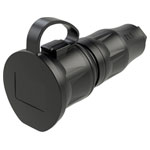 PC Electric 24731-ss Safety mains socket Plastic 250 V Black IP54