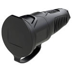 PC Electric 2511-ss Safety mains socket Rubber Black IP54 250V Power Connector