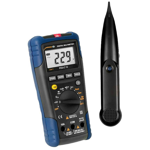 PCE Instruments PCE-LT 12 Handheld Multimeter portable for precise...