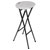 Perel FP145 bar stool Polyethylene Steel White Dining Chairs & Stools