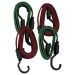 Petex 43192400 Bungee Cord J Hook Black Elastic Strap For Cargo Securing