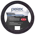 Petex 433110804 Steering wheel cover Black Fits 36-38 cm Comfortable design