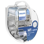 Philips 12258WVUSM WhiteVision Ultra Halogen bulb white 55W 12V H1 car light
