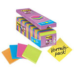 Post-it 654SE24P Sticky Notes 76mm x 76mm Neon orange green pink blue 2160 sheet