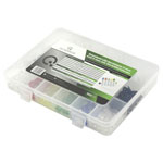 Quadrios 1801O005 LED set 3mm Wired 20mA Red Green Yellow Blue Cold & Warm White