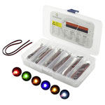 Quadrios 1801O009 LED set Wired Red Green Yellow Blue White Amber 20mA 3V