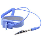 Quadrios 1903EC035 ESD wrist strap blue 10 mm stud socket for grounding