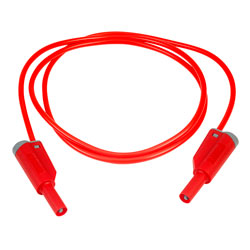 PJP 2612-IEC-100R 100cm Red Stack Safety Lead