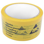Quadrios 1903EC128 ESD tape Yellow Black 50m x 48mm