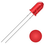 Quadrios 2111O160 LED Wired Red Circular 5mm 700mcd 30° 20mA 2V