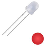 Quadrios 2111O166 LED wired Red Circular 3 mm 700 mcd 30° 20 mA 2 V